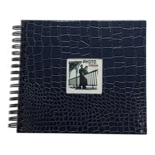 Álbum Fotográfico Scrapbook Livro Assinaturas Colagem 30x33 Cor Preto Bolinhas Foto  mini 1