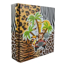 Álbum Maleta C/ Alça Animais Safari 150 Fotos 15x21 + Diário Foto mini 4