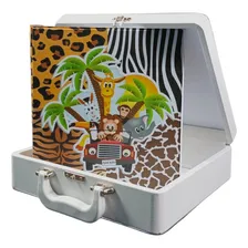 Álbum Maleta C/ Alça Animais Safari 150 Fotos 15x21 + Diário Foto mini  3