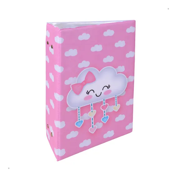 Ălbum P/ 500 Fotos 10x15 Chuva De Amor Nuvem Infantil BebĂȘ Foto 1