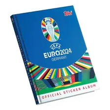 Álbum Uefa Euro 2024 Germany Topps Azul Capa Dura Foto  mini 1
