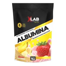 Albumina 1kg Xlab Sabores Sabor Morango c/ Banana Foto mini 1