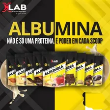 Albumina 1kg Xlab Sabores Sabor Morango c/ Banana Foto mini  3