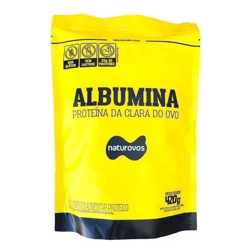 Albumina (420g) Morango Foto 1