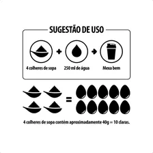 Albumina Desidratada 500g Sabor Chocolate - Proteína Pura Foto mini 2