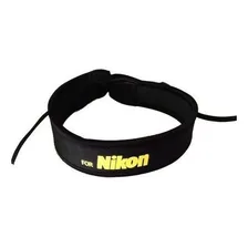 Alça De Ombro Neck Strap Em Neoprene Câmera Nikon Cor Preta Foto  mini 1