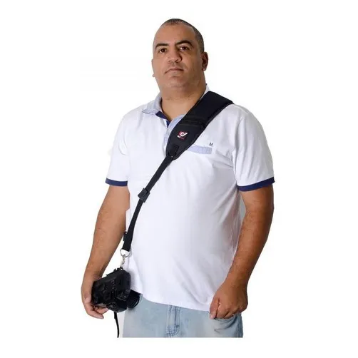 Alça De Ombro P/ Camêra Quick Strap P/ Dsrl Tipo Black Rapid Foto 1