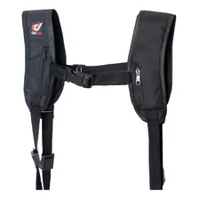 Alça Dupla Cameras Alca Suspensório Preta Double Strap Quick Foto mini 4