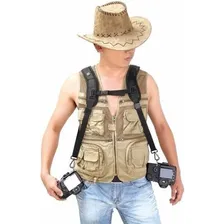 Alca Dupla Colete Quickstrap Camera Dslr Lente Fotografo Foto mini 3