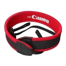 Alça Pescoço Neoprene Macio Soft Neck Strap Vermelha Canon Foto mini 3