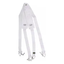 Alça Talabarte X Cruzado 4 Ganchos Branco Luen Surdo Bumbo Foto mini  2