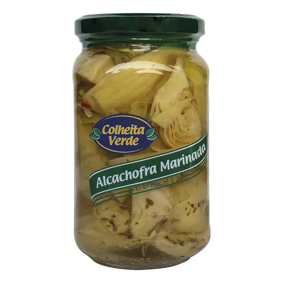 Alcachofra Marinada Em Conserva Colheita Verde 340g Foto 1
