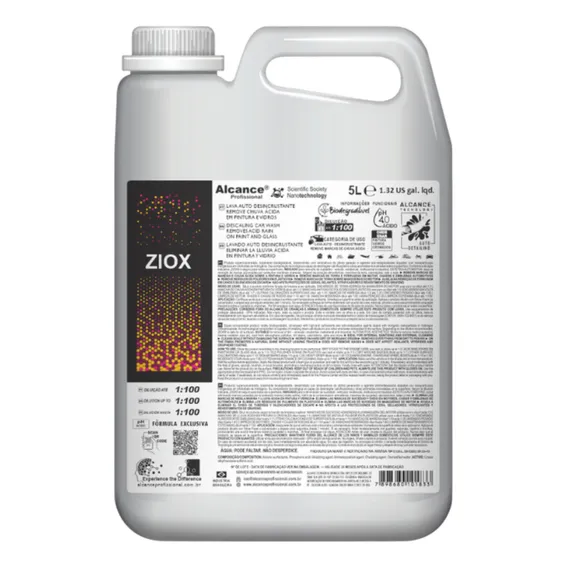 Alcance Shampoo Acido 5l Ziox Ref: 6446 Foto 1