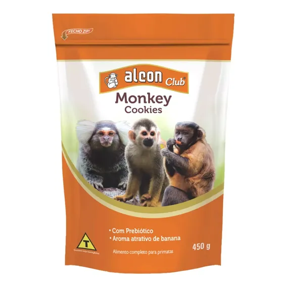 Alcon Club Monkey Cookies Alimento P/ Primatas - 450g Foto 1