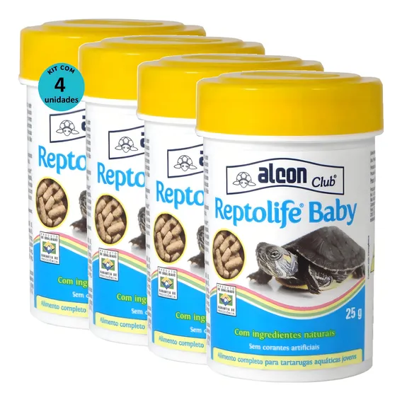 Alcon Club Reptolife Baby 25g Kit Com 4 Foto 1