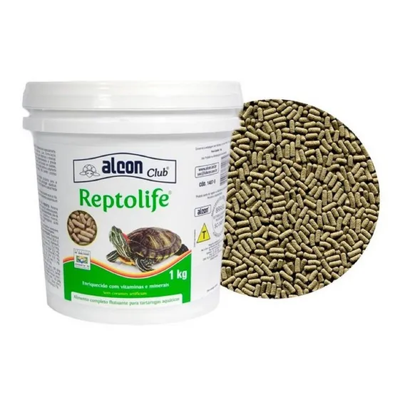 Alcon Reptolife Raçao Tartaruga Extrusada Reptolife 1 Kg Foto 1