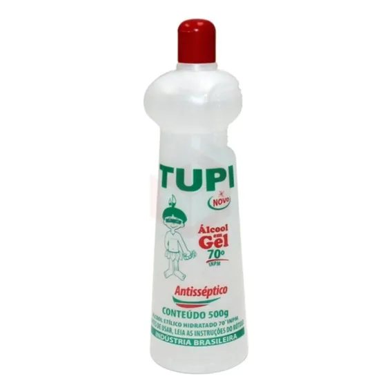Alcool Gel 70º Antisseptico 500ml - Tupi 1un Foto 1
