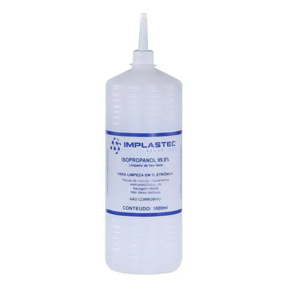 Alcool Isopropilico 1 Litro Limpeza Placas Celular Foto 1