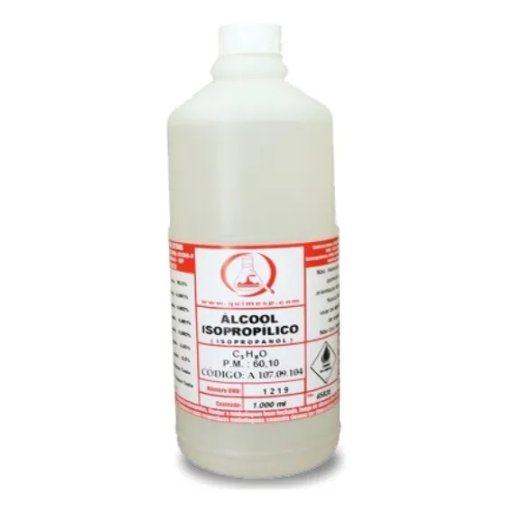 Álcool Isopropílico Para Limpeza 1000ml 2 Unidades Foto 1
