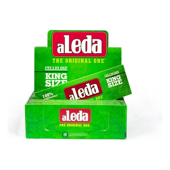 Aleda Celulose Verde Grande Transparente Caixa Fechada C/ 20 Foto 1