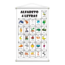 Alfabeto 4 Letras + Vogais Kit 2 Banners Grande Foto mini 2