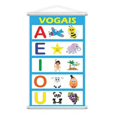 Alfabeto 4 Letras + Vogais Kit 2 Banners Grande Foto mini 3