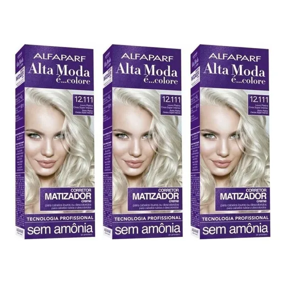 Alfaparf Alta Moda Kit 3 Unid Corretor Matizador 12.111 Foto 1