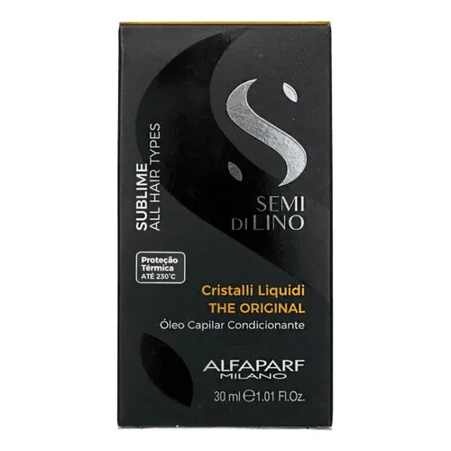 Alfaparf Semi Di Lino Cristalli Liquidi Óleo Capilar 30ml Foto 1