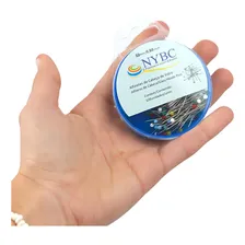 Alfinete Cabeça De Vidro 100 Unidades NYBC alfinete Foto mini 3