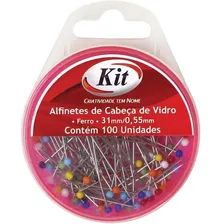 Alfinete Costura Cabeca De Vidro 31 Foto  mini 1