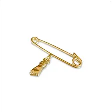 Alfinete Ouro 18k C/ Pingente Figas (av) Cor Dourado Foto mini 2