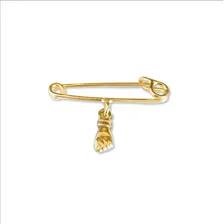 Alfinete Ouro 18k C/ Pingente Figas (av) Cor Dourado Foto mini 1