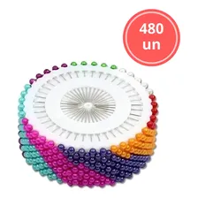 Alfinete Para Costura Cabeça Bola Costureira Prende Roupas Foto mini  2
