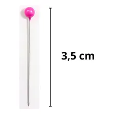 Alfinete Para Costura Cabeça Bola Costureira Prende Roupas Foto mini 4