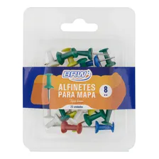 Alfinete Para Mapa 6mm Taça Colorido 25 Unidades Brw Foto  mini 1