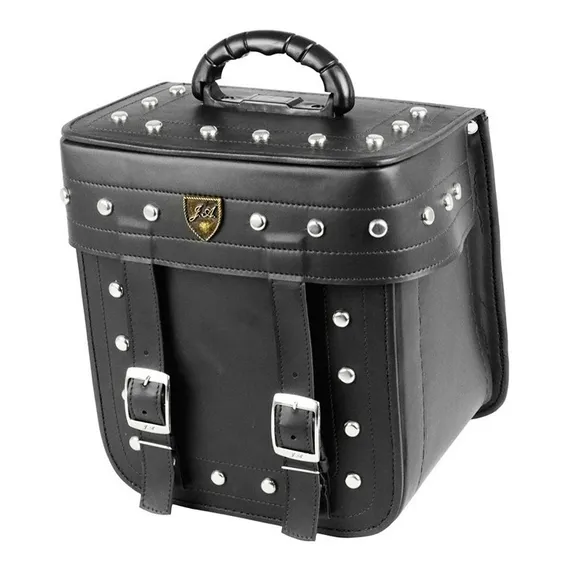 Alforge Custom Traseiro Bolsa 20 Litros Preto Com Cravo Foto 1