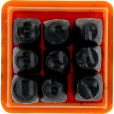 Algarismo De Marcação Starfer 3mm 9 Peças - Número Gravação Foto mini 3