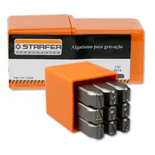 Algarismo De Marcação Starfer 3mm 9 Peças - Número Gravação Foto mini 1