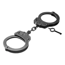 Algemas Policial Profissional Aço Carbono- Invictus Cor Preto Foto mini 2