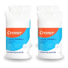 Algodão Cremer Hidrófilo Rolo 250g (kit C/04 Unds) - Cremer Foto  mini 1