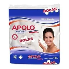 Algodão Apolo Bola Branco, 100g Foto mini 1