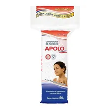 Algodão Apolo Quadrados Zip Lock 50g (embalagem Abre Fecha) Foto mini 1
