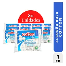 Algodão Bola Cotton Line Macio 80 Pacotes 30g Foto mini 1