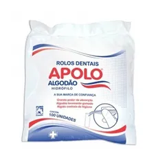 Algodão De Rolo Dental Com 100 Unidades Foto mini  2
