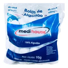 Algodão Em Bola Hidrófilo Bolinha 95 Gramas - Cx C/ 05 Pcts. Foto mini 1
