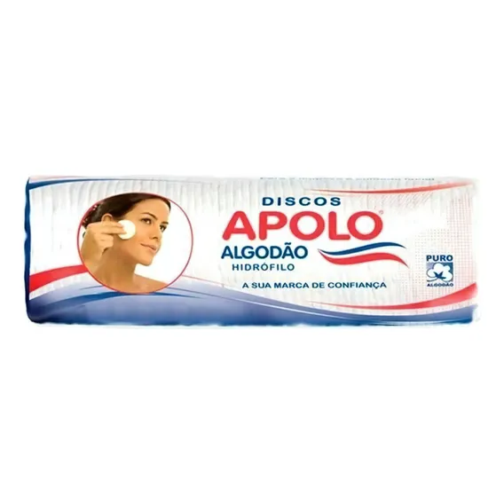 Algodão em Discos Apolo Pacote 70g Foto 1