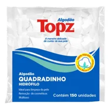 Algodão Quadradinho Topz 150unid Foto mini 1