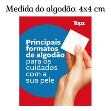 Algodão Quadradinho Topz 150unid Foto mini 4