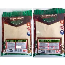 Alho Em P贸 + Cebola Em P贸 - 500g Cada - Total 1 Kg Foto mini 2