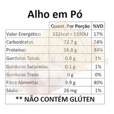 Alho Em Pó Puro Desidratado 1kg Foto mini  3